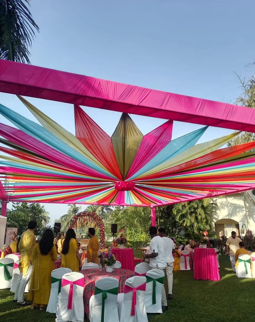 Haldi moment 3, Imagine Decorators Goa